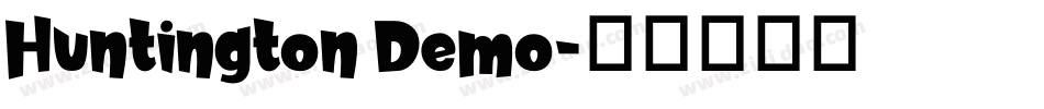 Huntington Demo字体转换